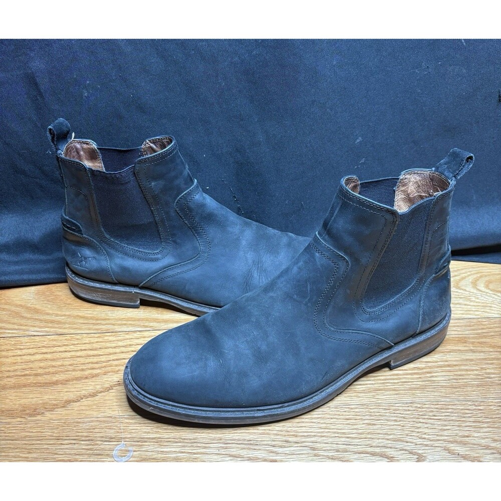 Rodd & Gunn Boots Mens SZ EU 44 US 11 Black Dargaville Chelsea Leather Classic